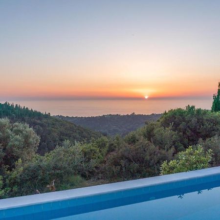 Stone Villa Eriphyle ,Private Witn Sunset View Fiskardo Exterior photo