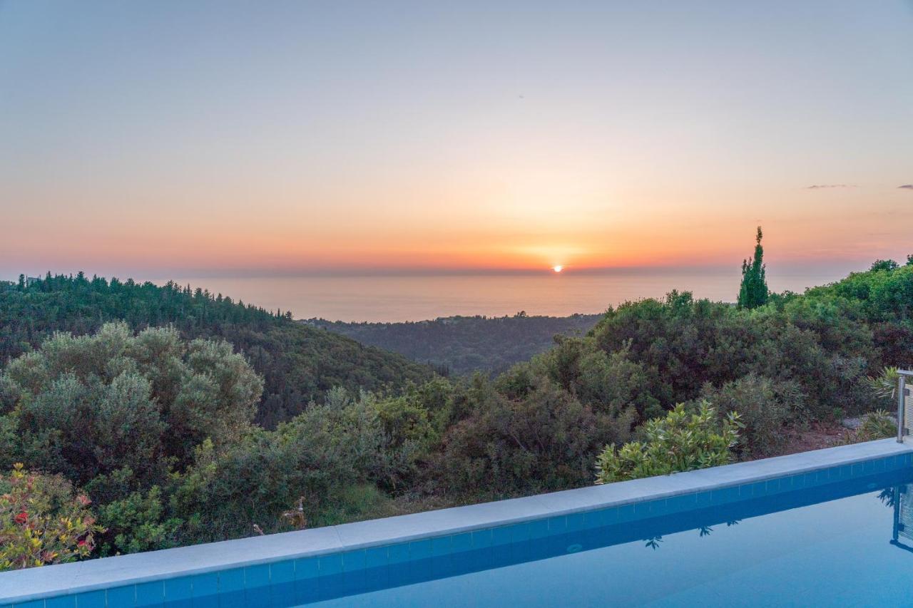 Stone Villa Eriphyle ,Private Witn Sunset View Fiskardo Exterior photo