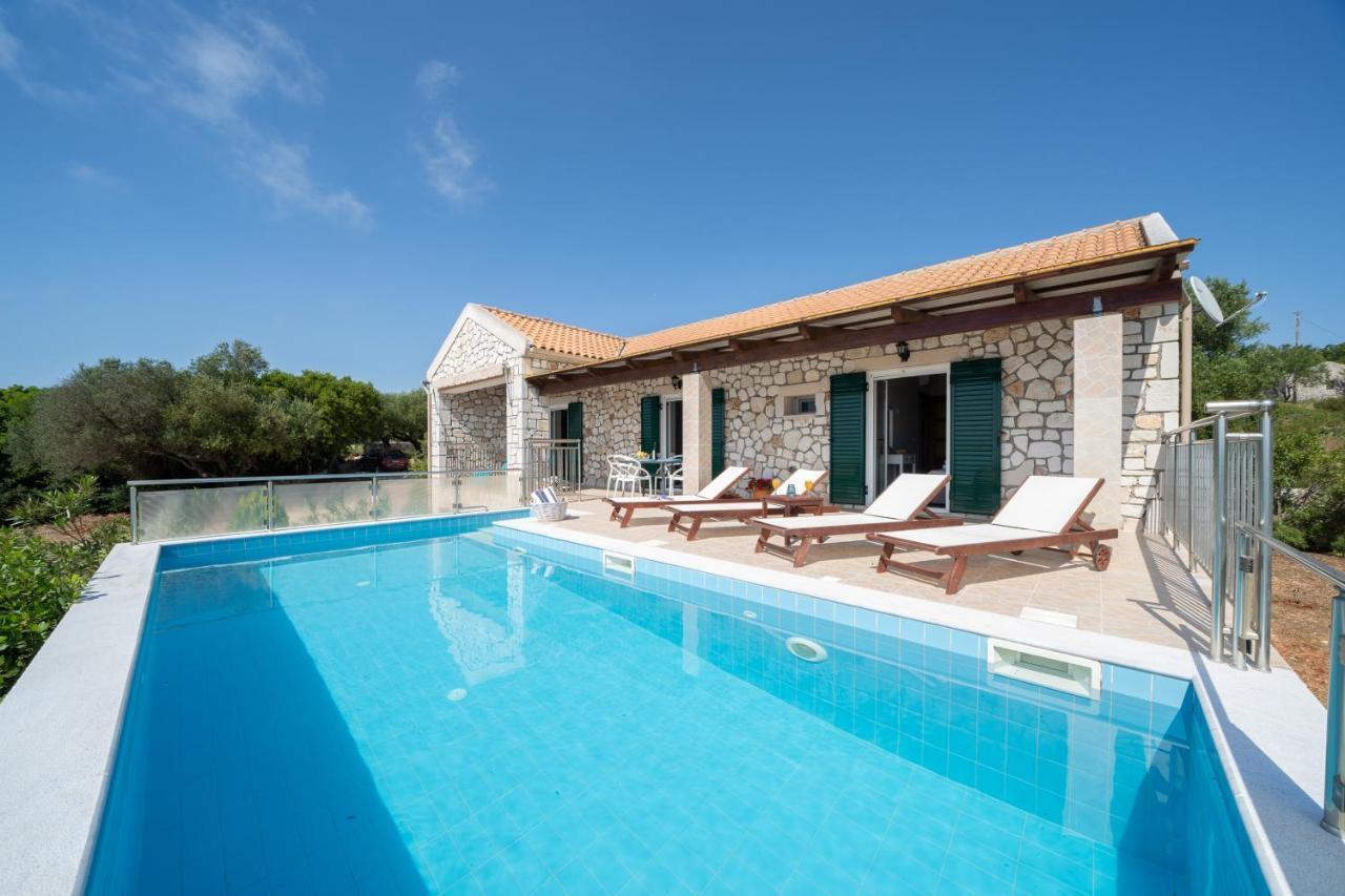 Stone Villa Eriphyle ,Private Witn Sunset View Fiskardo Exterior photo
