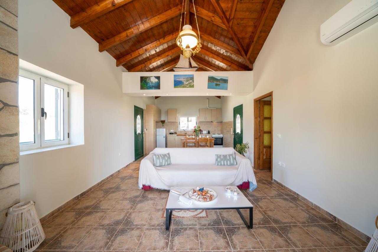 Stone Villa Eriphyle ,Private Witn Sunset View Fiskardo Exterior photo