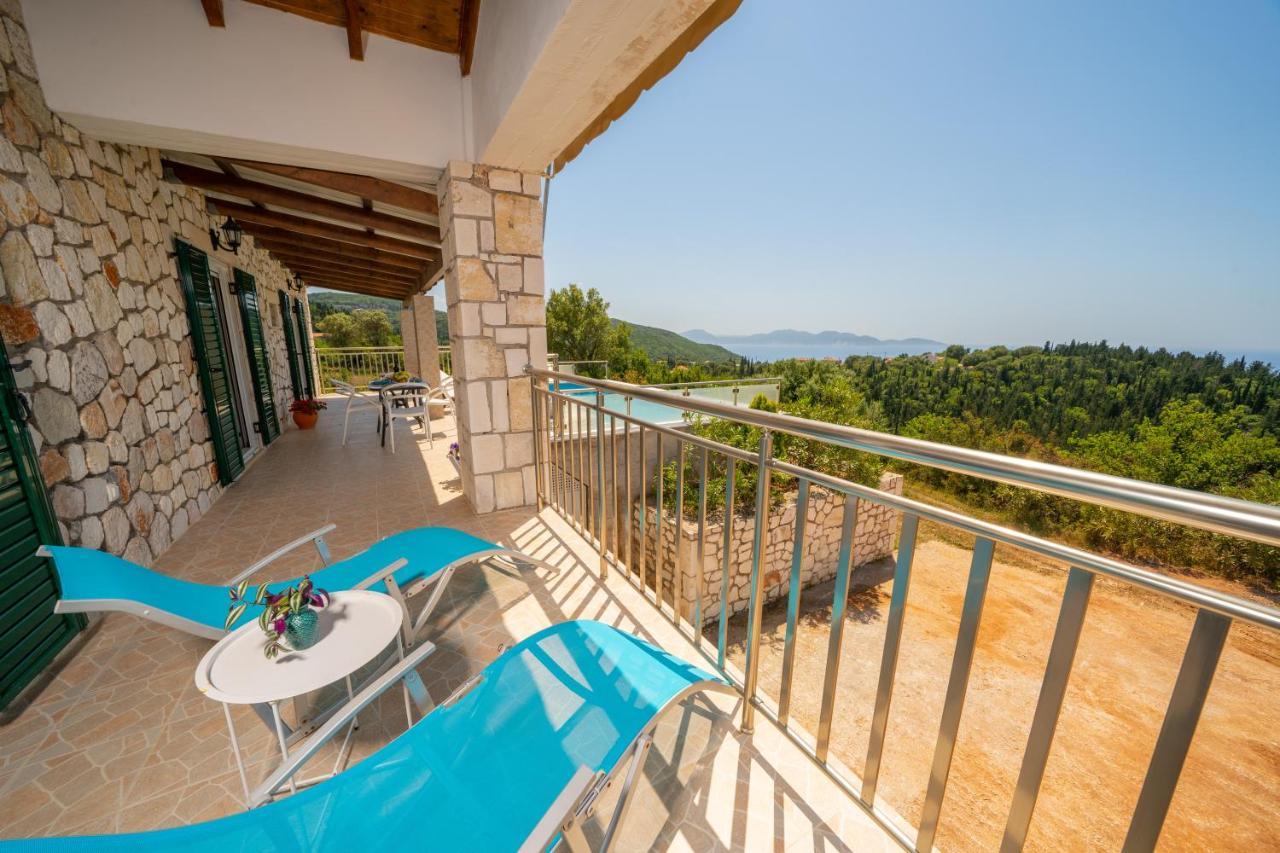 Stone Villa Eriphyle ,Private Witn Sunset View Fiskardo Exterior photo