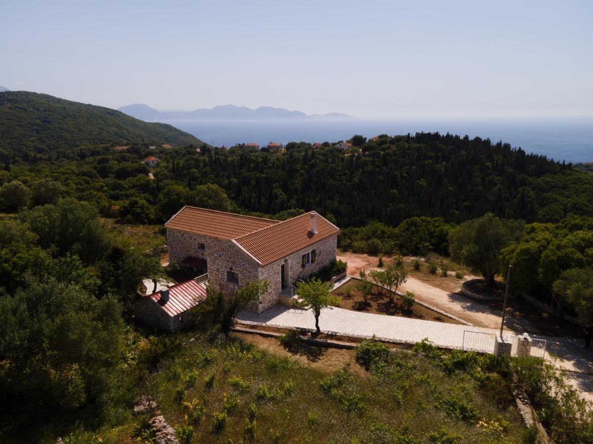 Stone Villa Eriphyle ,Private Witn Sunset View Fiskardo Exterior photo