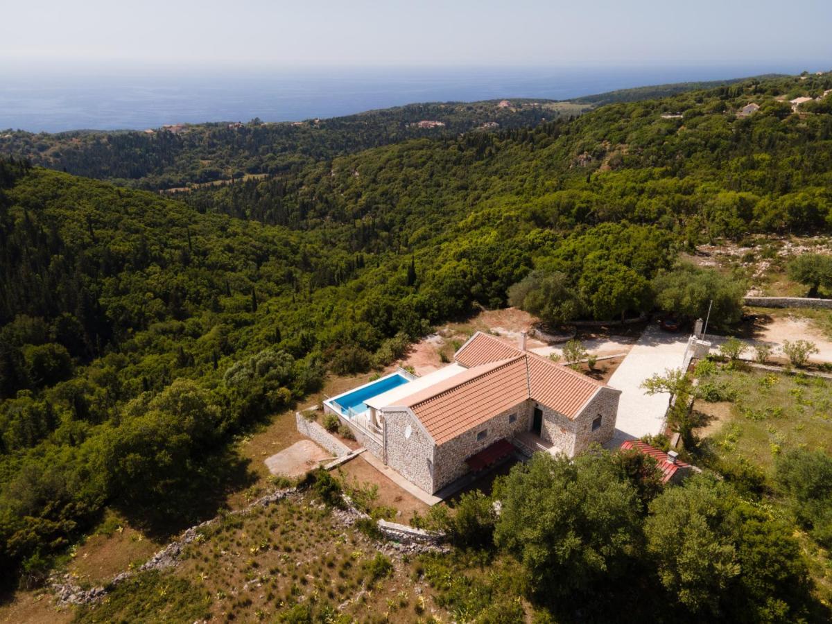 Stone Villa Eriphyle ,Private Witn Sunset View Fiskardo Exterior photo